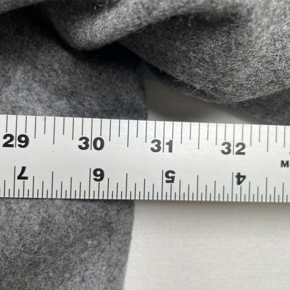 Egara Mens Gray Wool Blend Double Breasted Pea Coat with Zip Out Bib 3X NEW - Picture 5 of 9